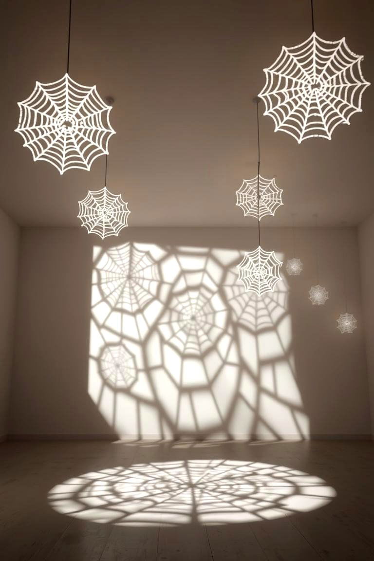 Spider Web Light Fixtures - 24 Spiderman Room Decor Ideas