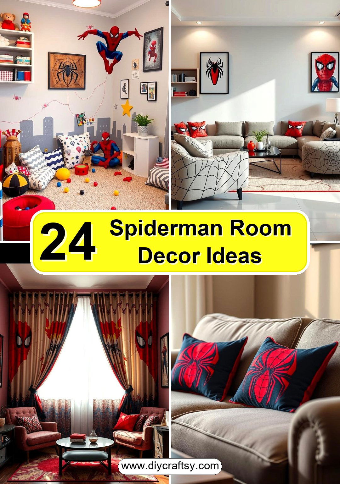 Spiderman Room Decor Ideas