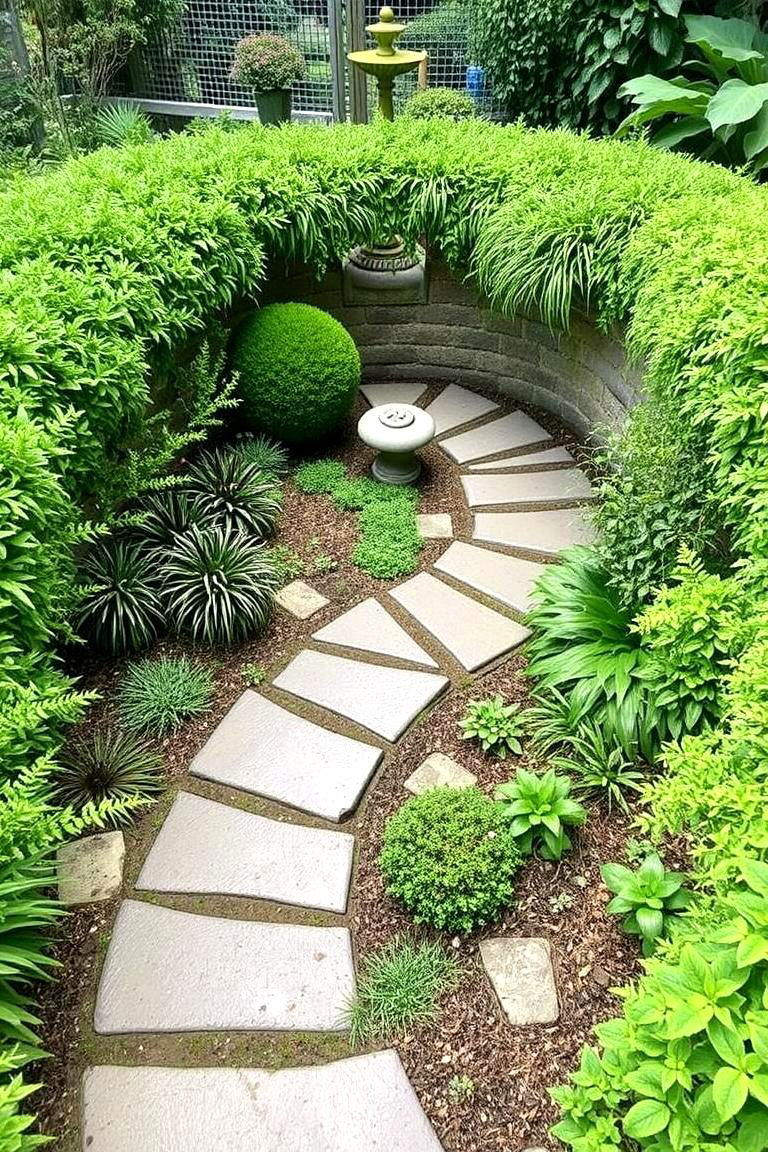 Spiral Garden Pathway - 24 Spiral Garden Design Ideas