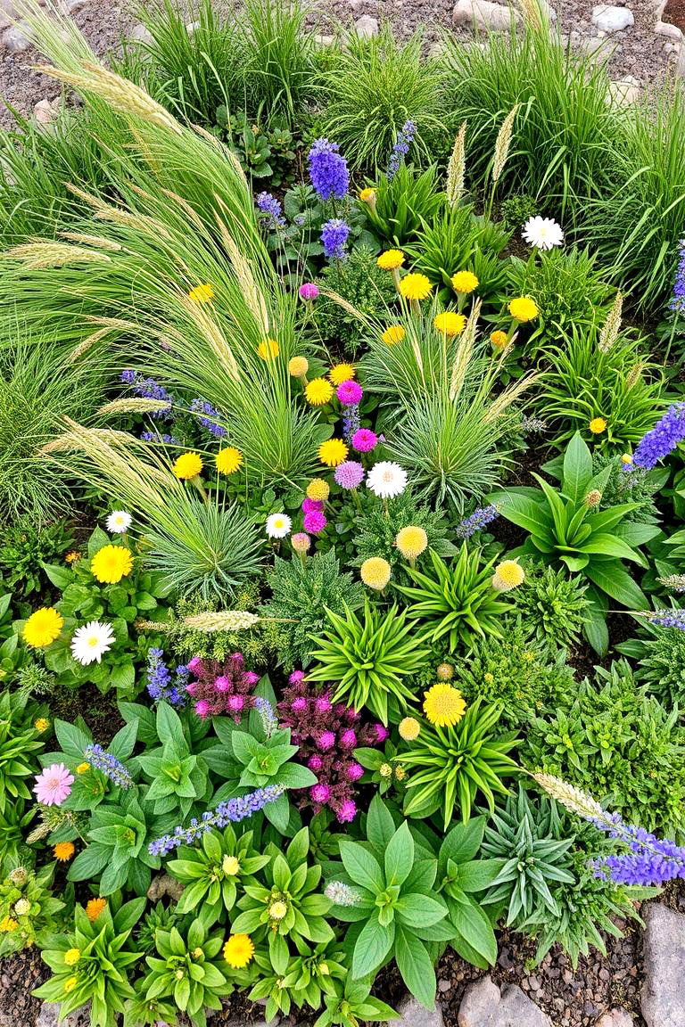 Spiral Garden with Native Plants - 24 Spiral Garden Design Ideas