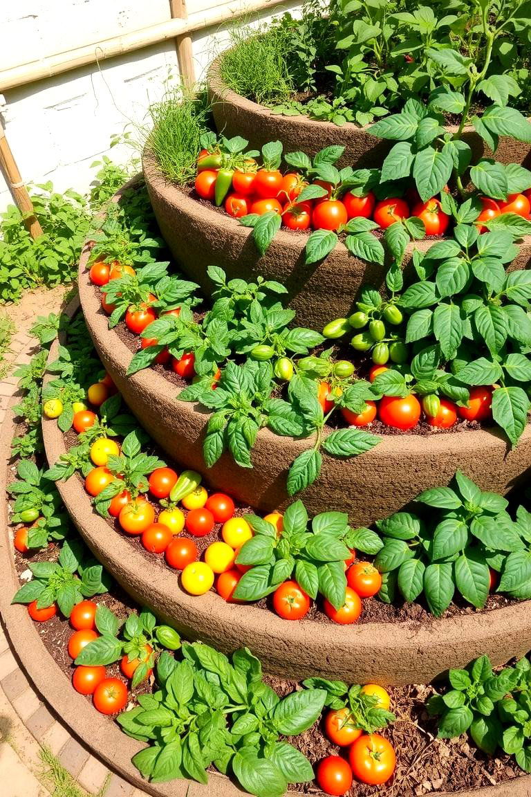 Spiral Vegetable Garden - 24 Spiral Garden Design Ideas