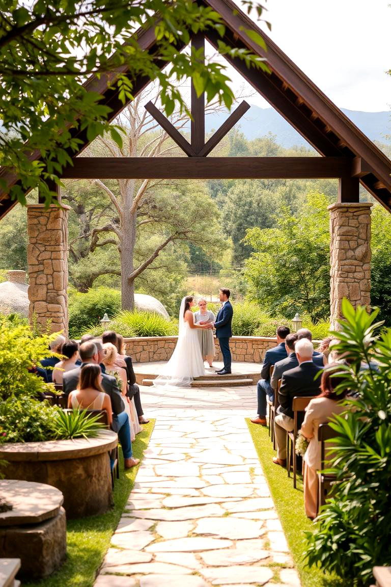 Spiritual Retreat Center Ceremony - 24 Wedding Ceremony Ideas