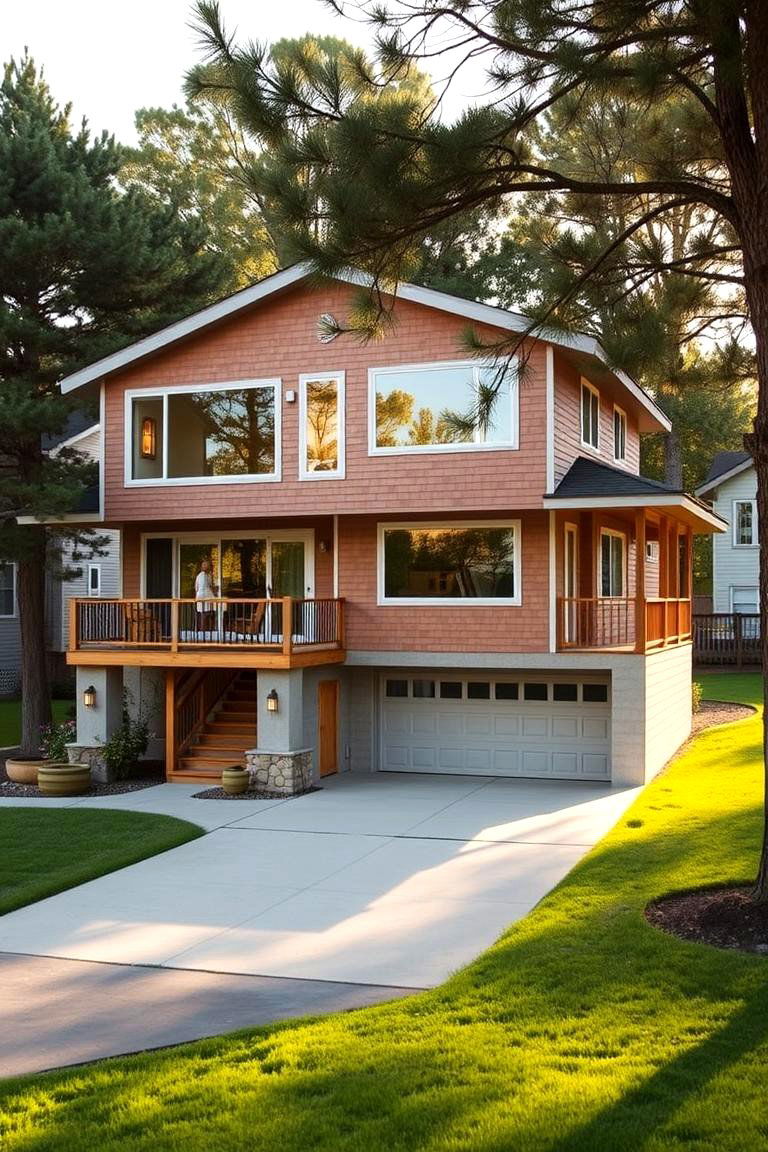 Split Level Architecture - 24 1980s House Exterior Ideas