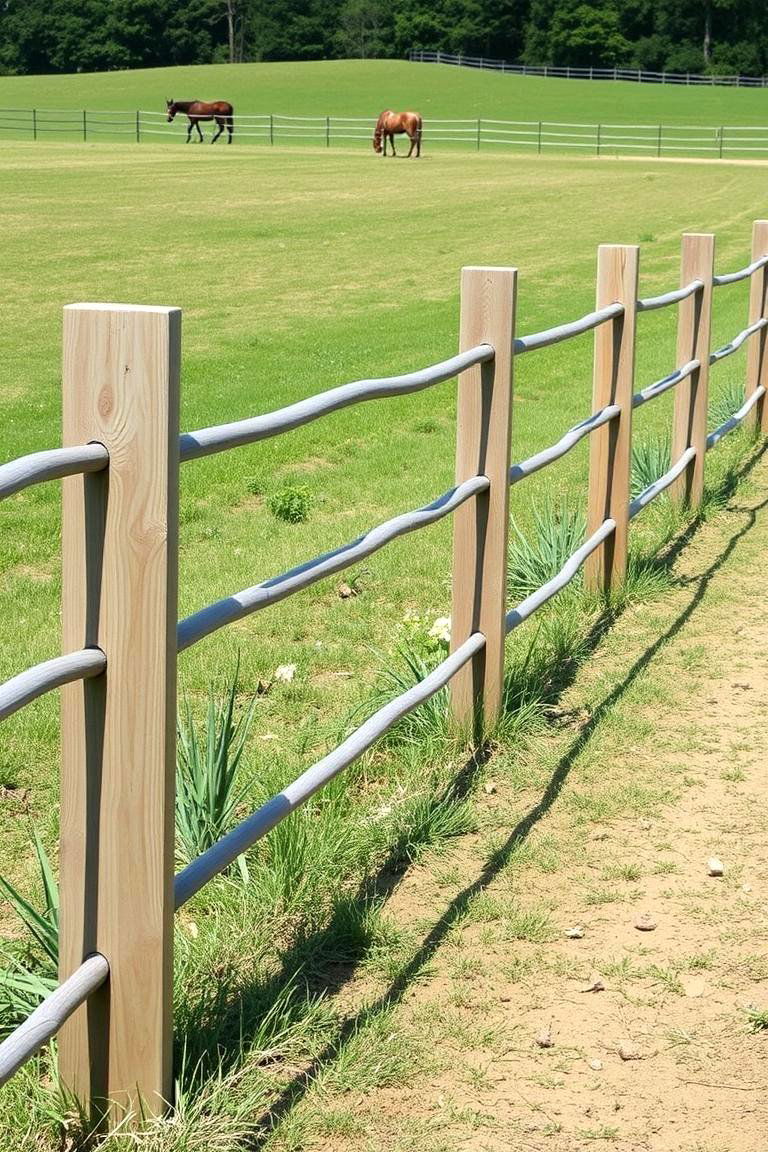 Split Rail Fence for Horses - 24 Split Rail Fence Ideas