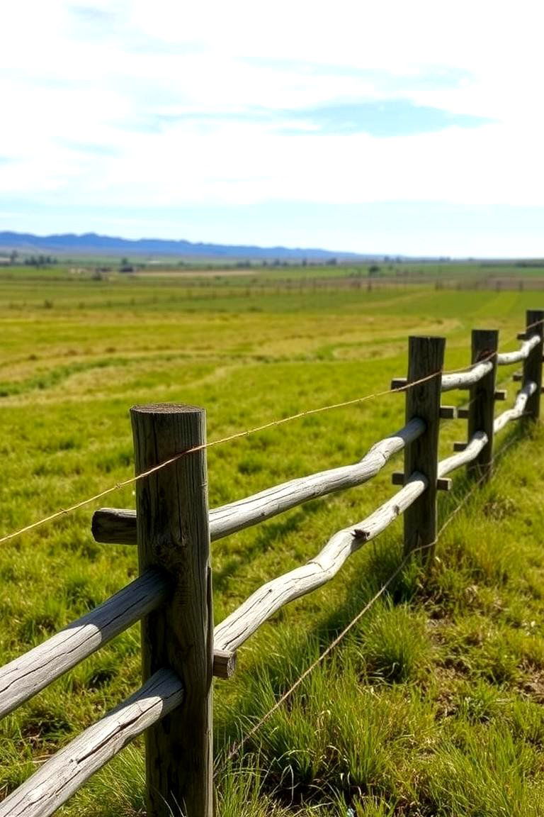 Split Rail Fence - 24 Farm Fence Ideas
