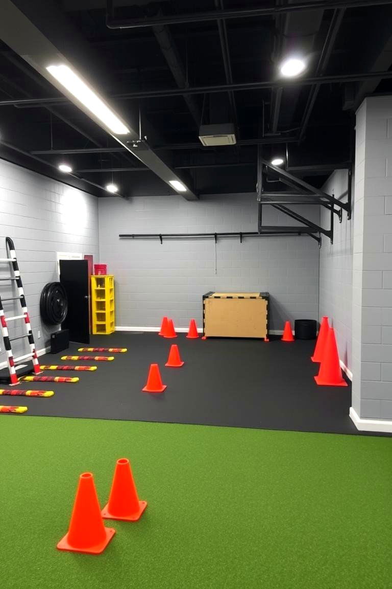 Sports Performance Area - 24 Basement Gym Ideas