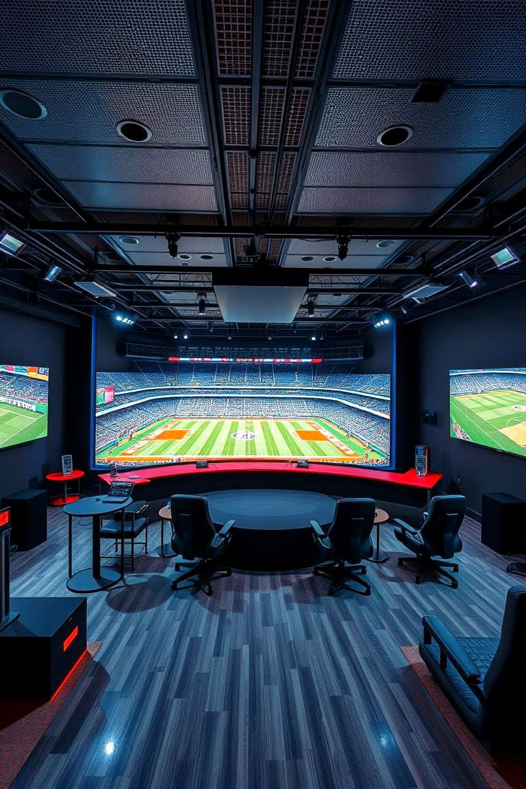 Sports Simulation Studio - 24 Game Room Ideas
