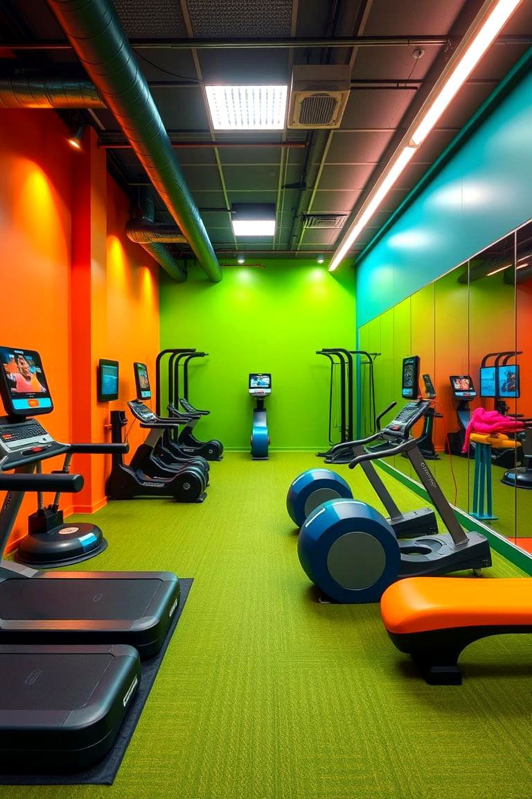 Sports and Fitness Corner - 24 Teen Hangout Room Ideas