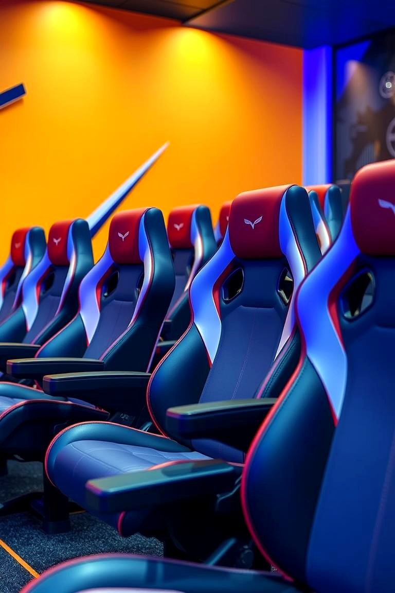 Sporty Seat Energy - 24 Man Cave Seating Ideas