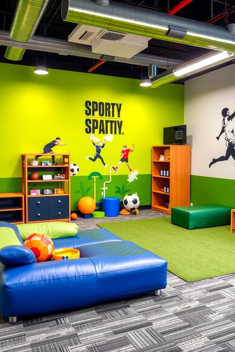 Sporty and Active Space - 24 Girl Room Ideas for 10-year-olds