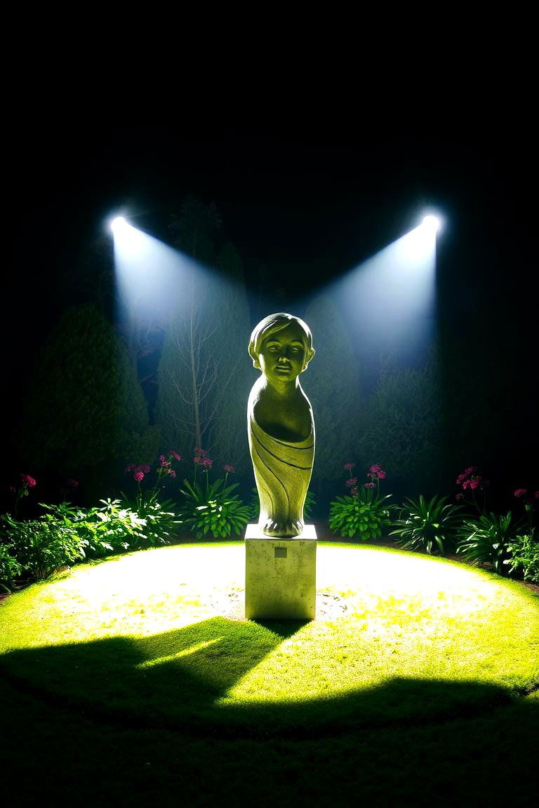 Spotlights for Focal Points - 24 Landscape Lighting Ideas