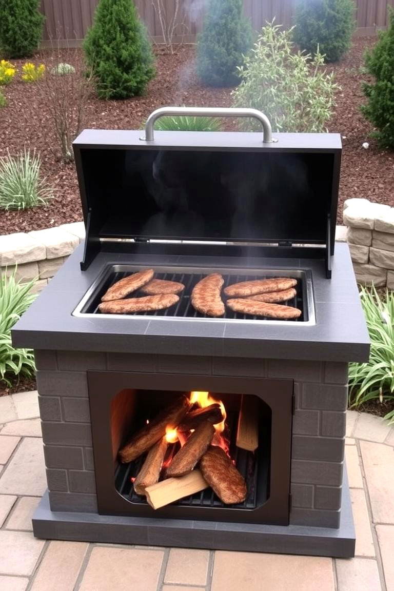 Square BBQ Pit for Functional Design - 24 Bbq Pit Ideas