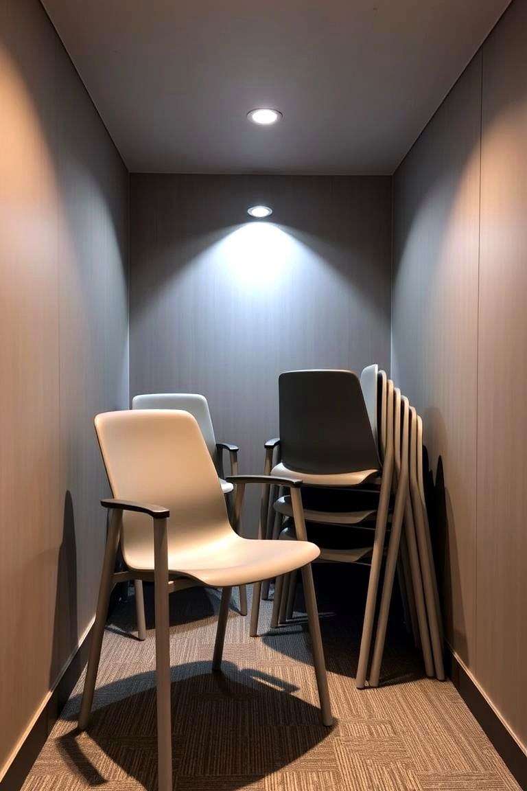 Stackable Chair Space Saver - 24 Man Cave Seating Ideas