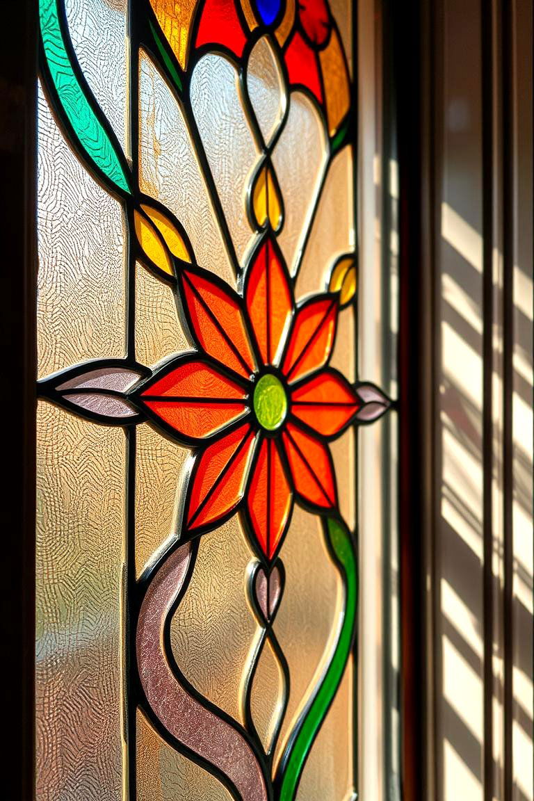 Stained Glass Effect Film - 24 Window Film Designs
