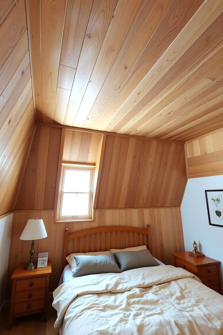 Stained Plywood Ceiling - 24 Plywood Ceiling Ideas