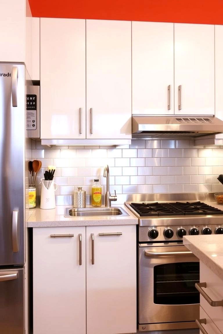 Stainless Steel Accents - 27 1980s Kitchen Ideas