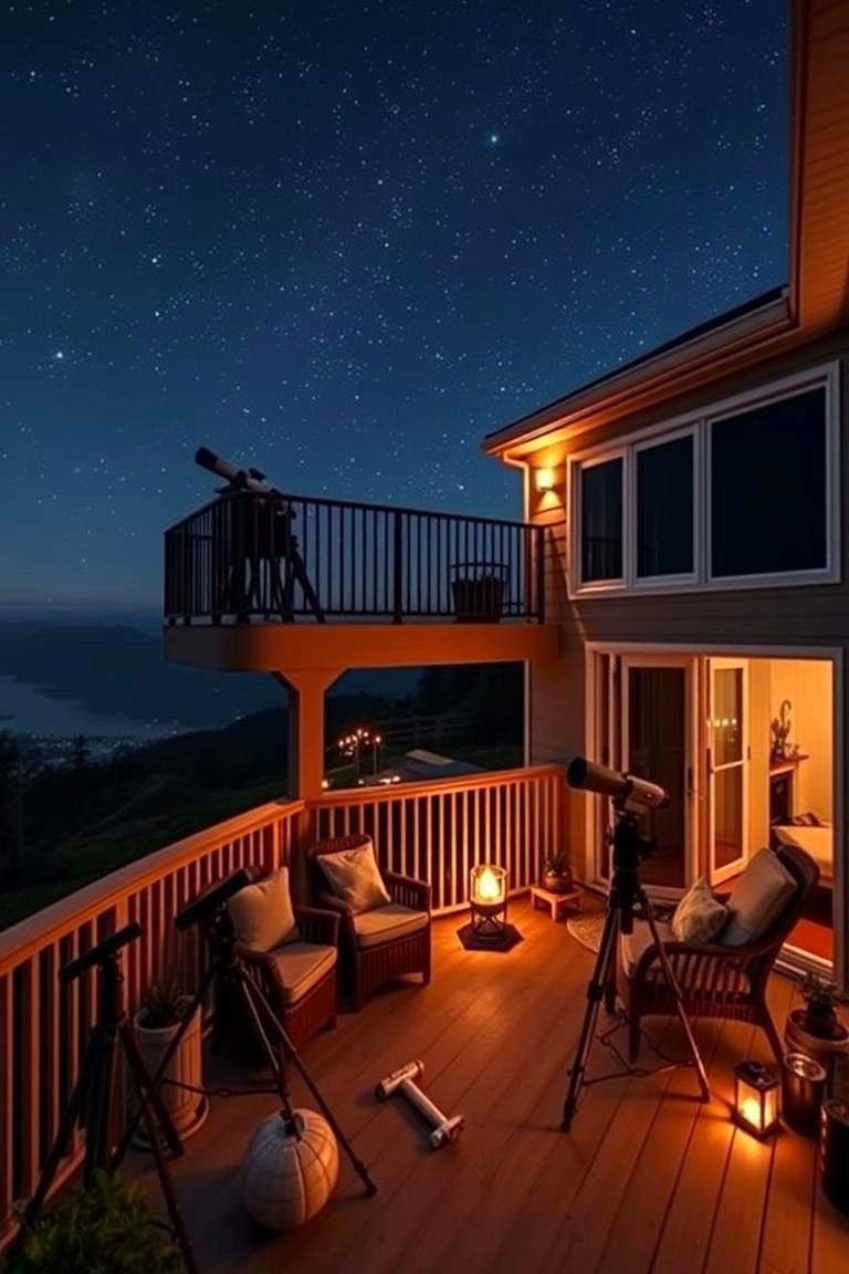 Star Gazing Observation Deck - 24 Second Story Balcony Ideas