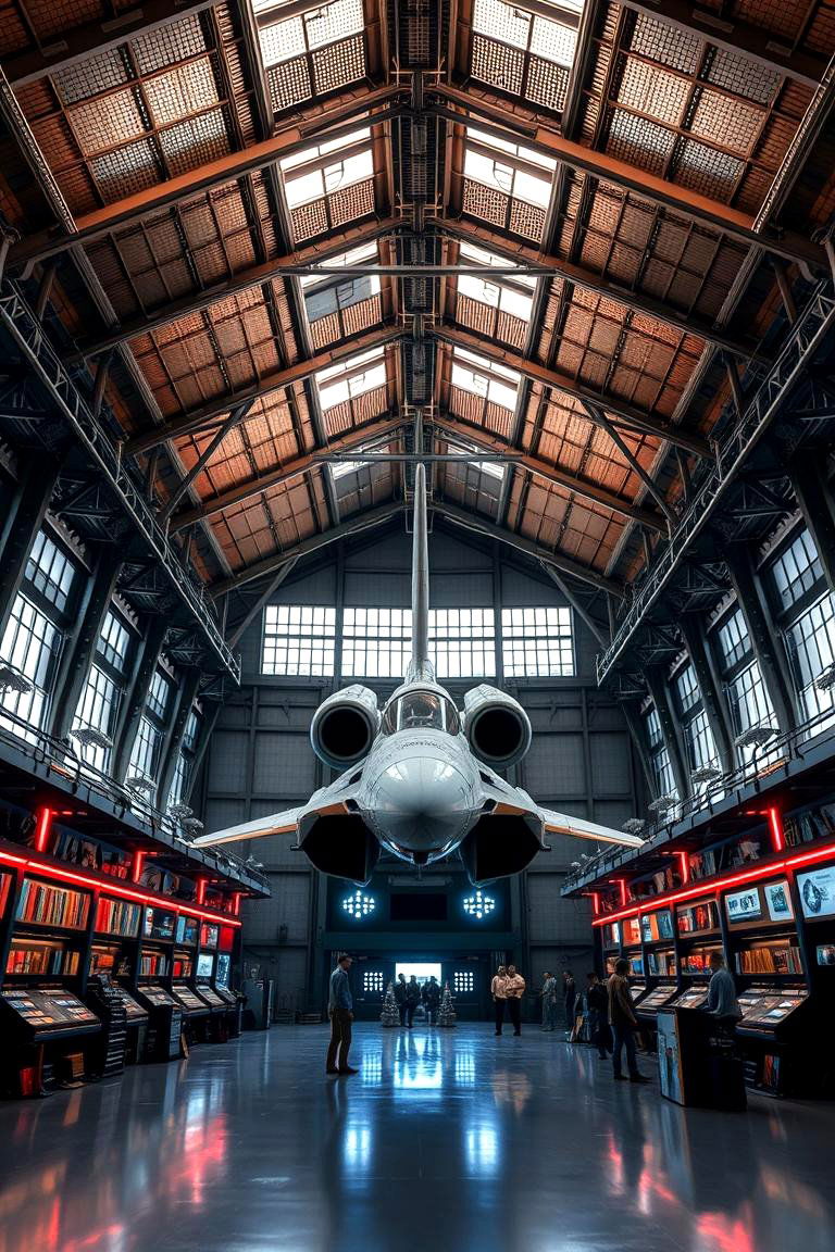 Starfighter Hangar - 24 Star Wars Man Cave Ideas
