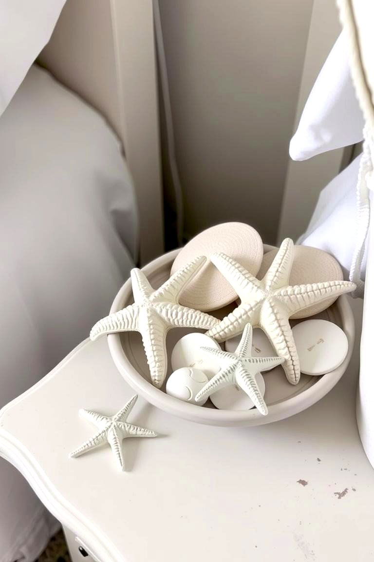 Starfish and Sand Dollar Accents - 24 Mermaid Bedroom Ideas