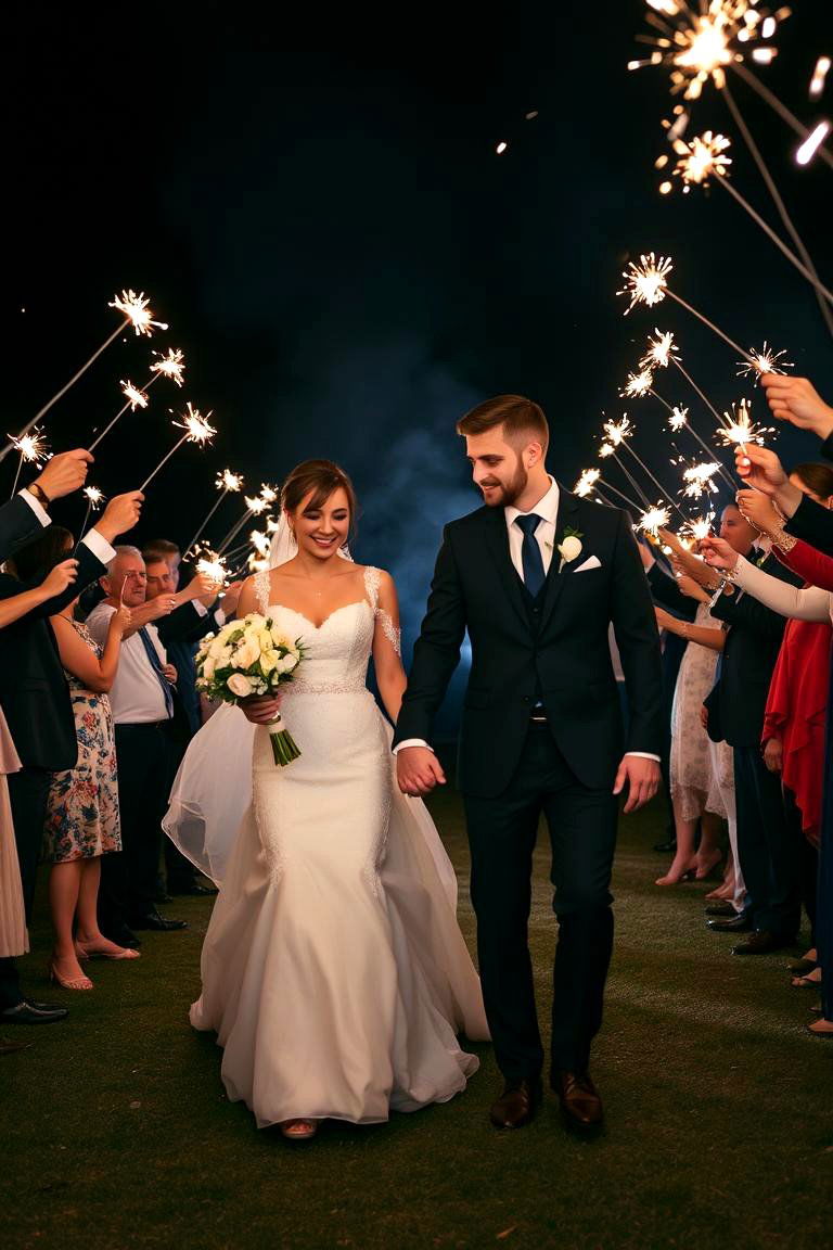 Starry Night Send Off - 24 Western Wedding Ideas