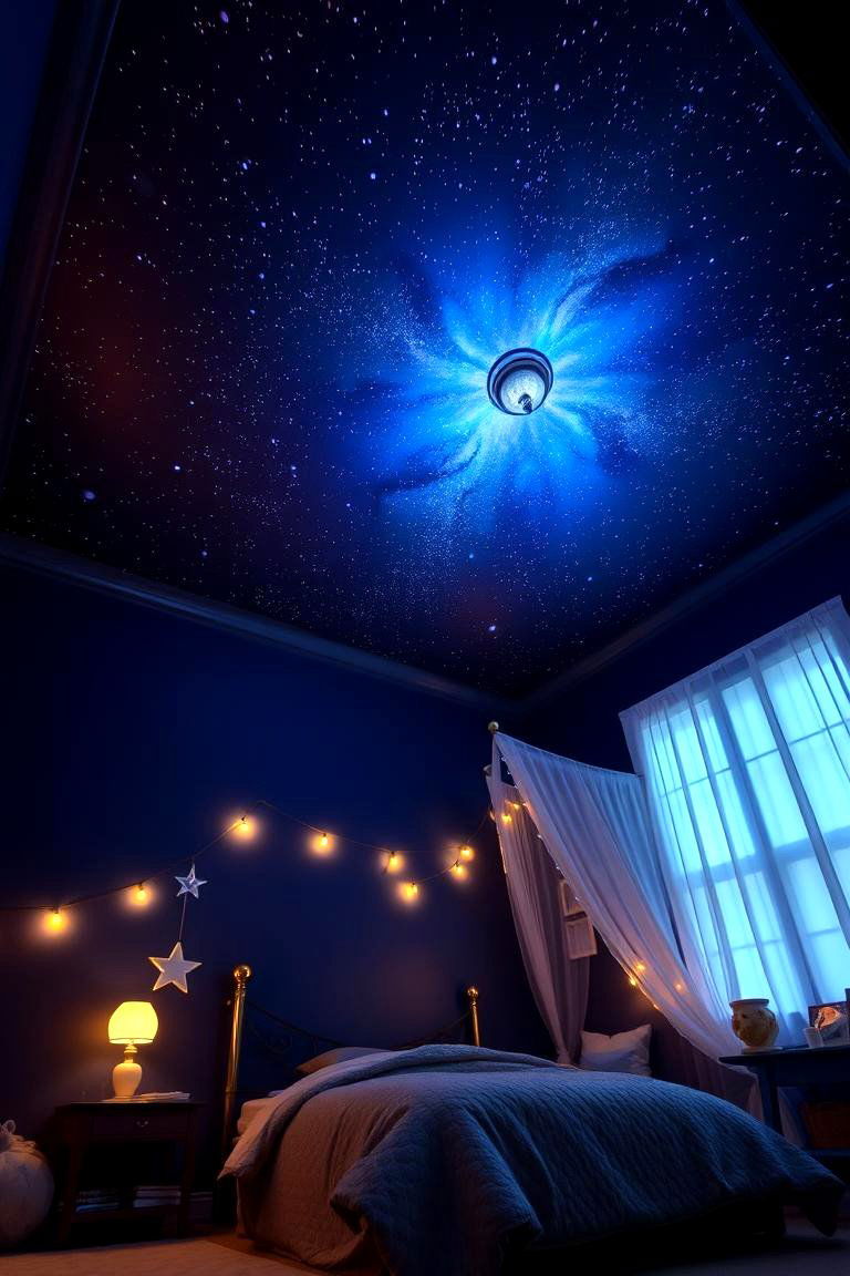 Starry Night Sky Bedroom - 24 Fantasy Bedroom Ideas