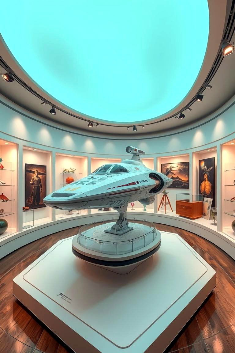 Starship Model Display - 24 Star Wars Man Cave Ideas