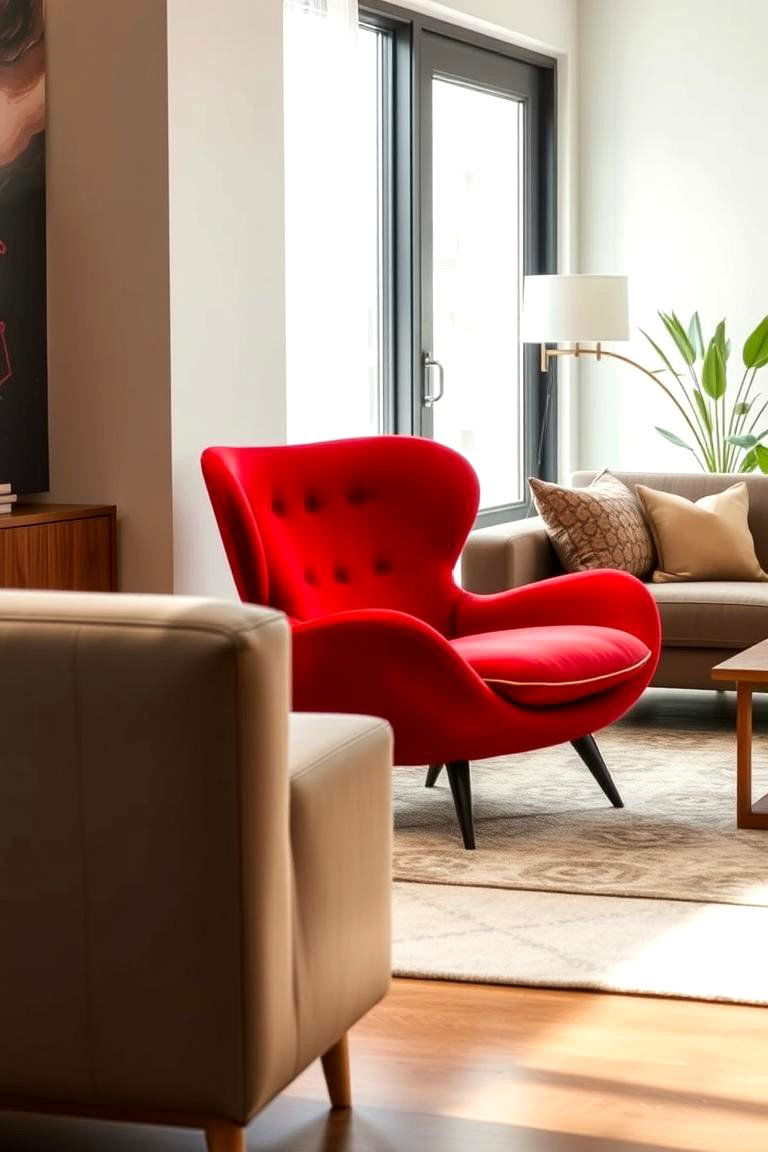 Statement Chairs - 24 70s Living Room Ideas