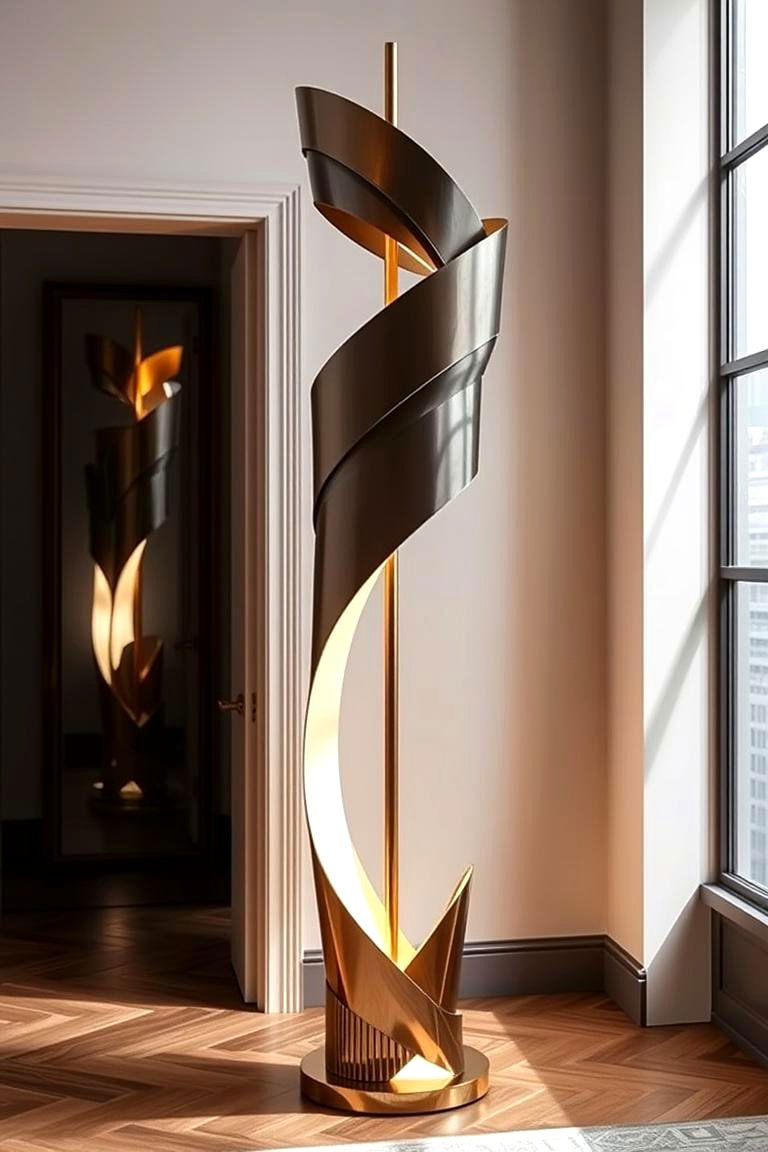 Statement Designer Floor Lamp - 24 Living Room Floor Lamp Ideas and Inspiration