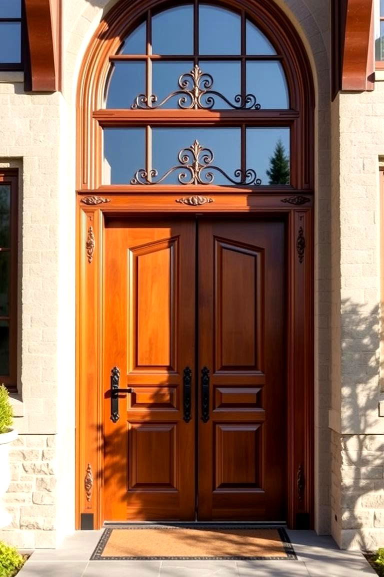 Statement Entry Doors - 24 Modern Tudor Exterior Inspiration