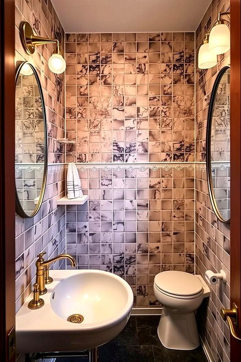 Statement Fixtures - 24 Teen Bathroom Ideas