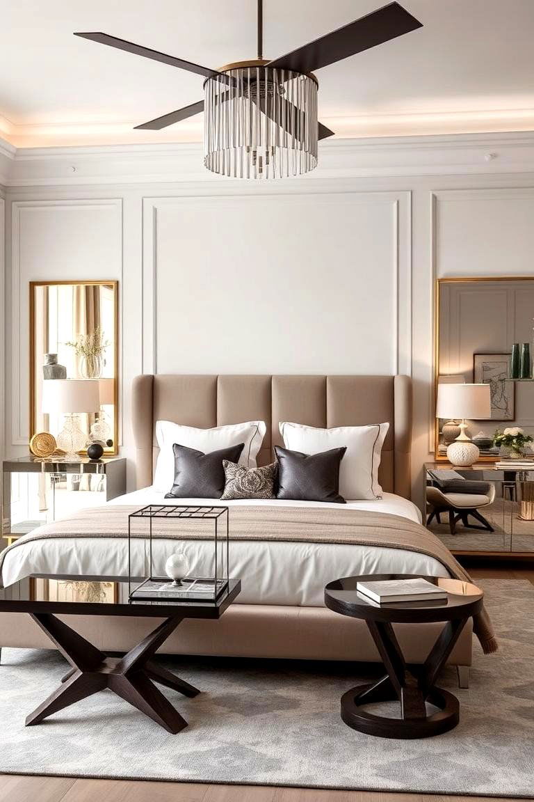 Statement Furniture Pieces - 24 Glam Bedroom Ideas