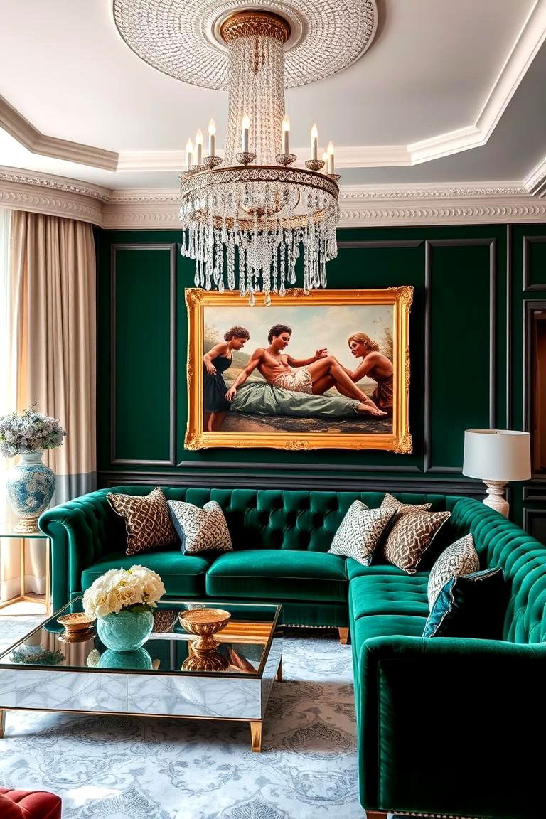 Statement Lighting Fixtures - 24 Glam Interior Design Ideas
