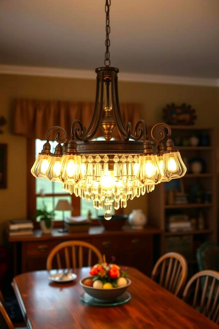 Statement Lighting Fixtures - 24 70s Dining Room Design Ideas