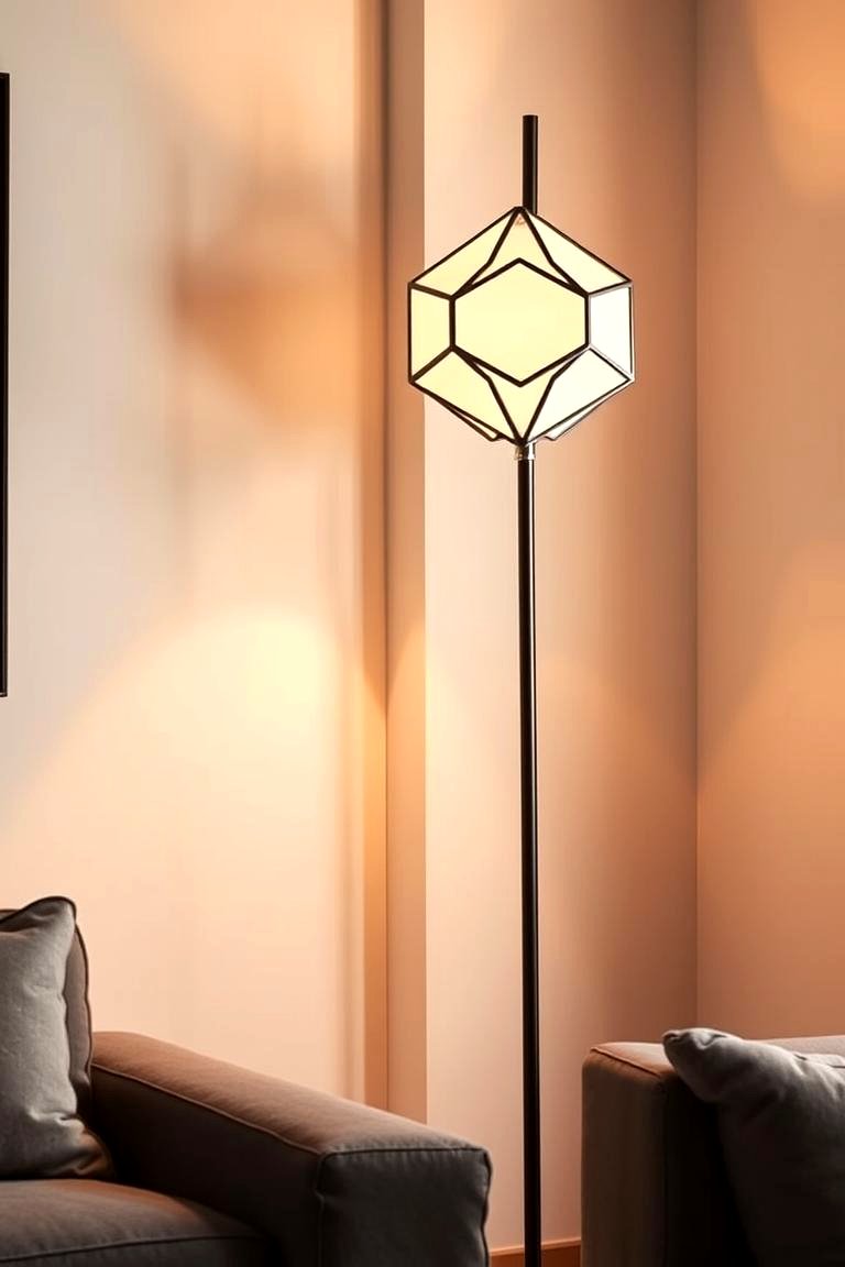 Statement Lighting Nook - 24 Living Room Nook Ideas