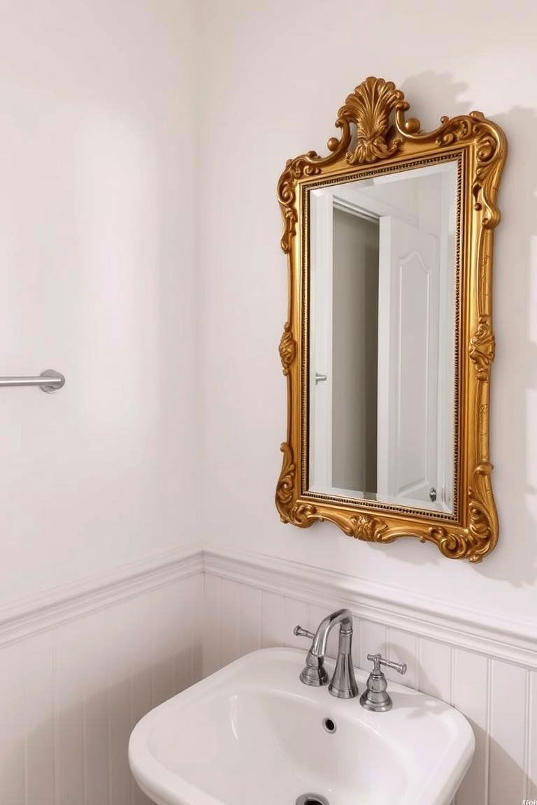 Statement Mirrors - 24 Elegant Bathroom Decor Ideas