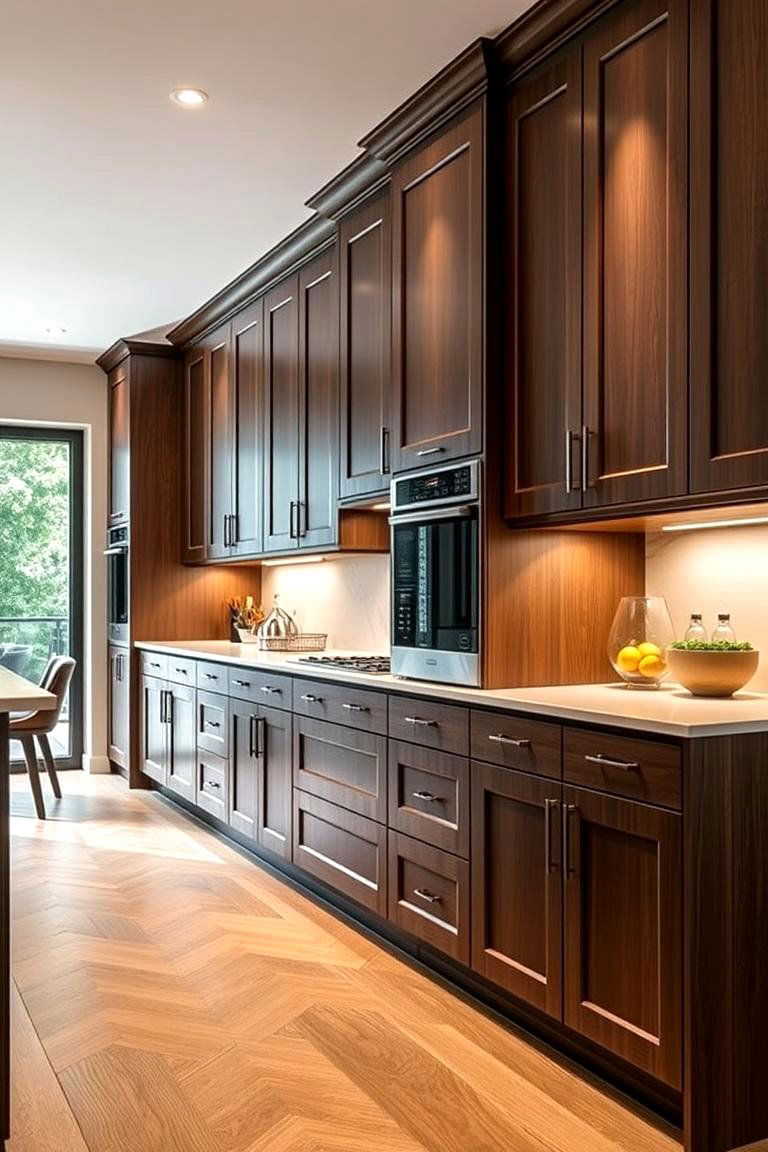 Statement Piece - 24 Floor to Ceiling Kitchen Cabinets