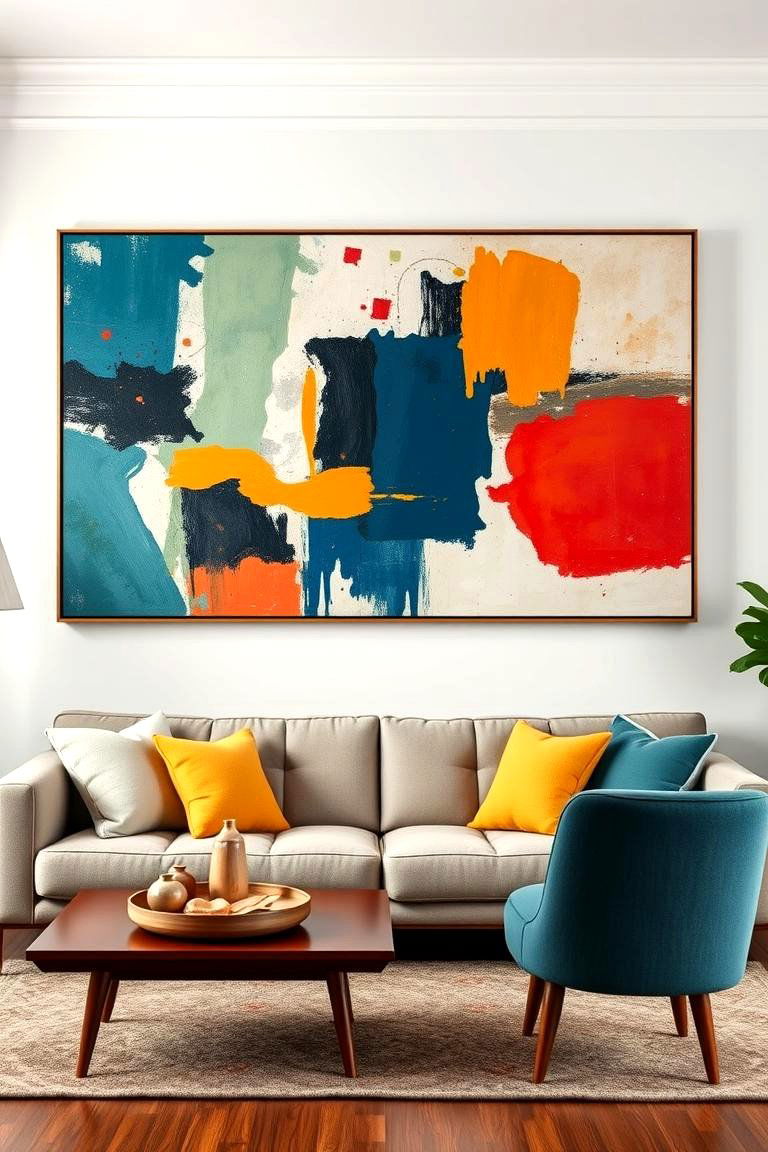 Statement Rugs - 24 1950s Living Room Ideas