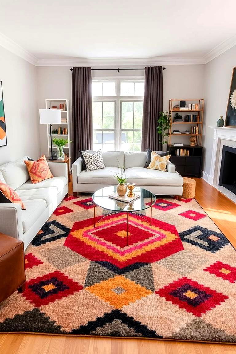 Statement Rugs - 27 1990s Interior Design Ideas