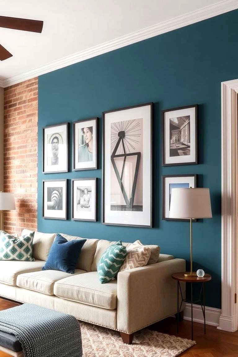 Statement Wall for Bold Design - 24 Family Room Ideas