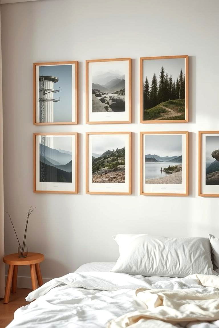 Statement Wall with Calming Artwork - 24 Esthetician Room Ideas
