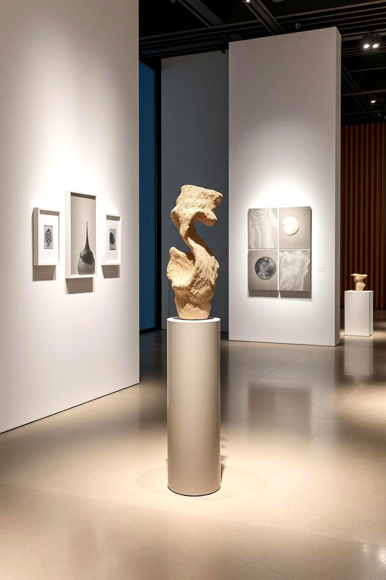 Statement with Sculptural Ceramics - 24 Large Floor Vase Decoration Ideas