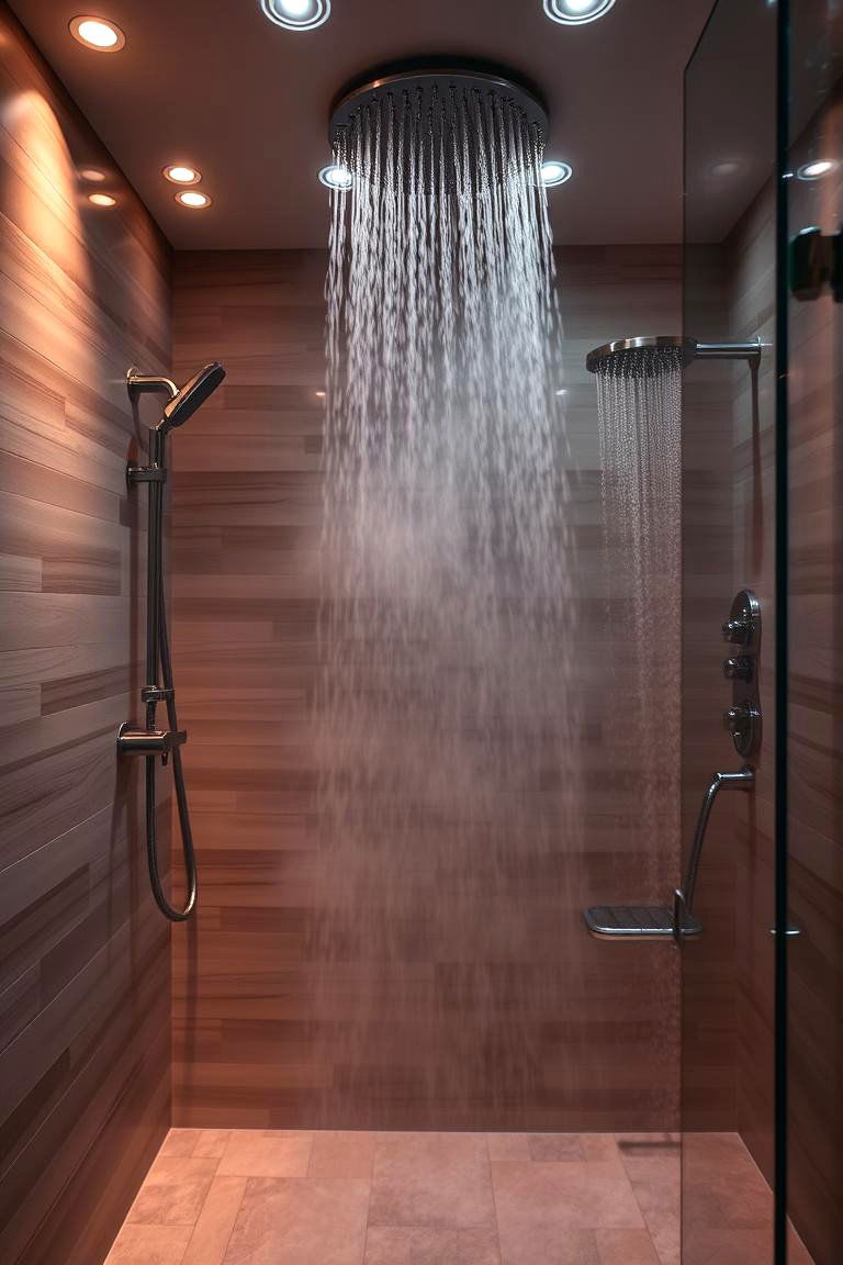 Steam and Hydrotherapy Duo - 24 Double Shower Ideas