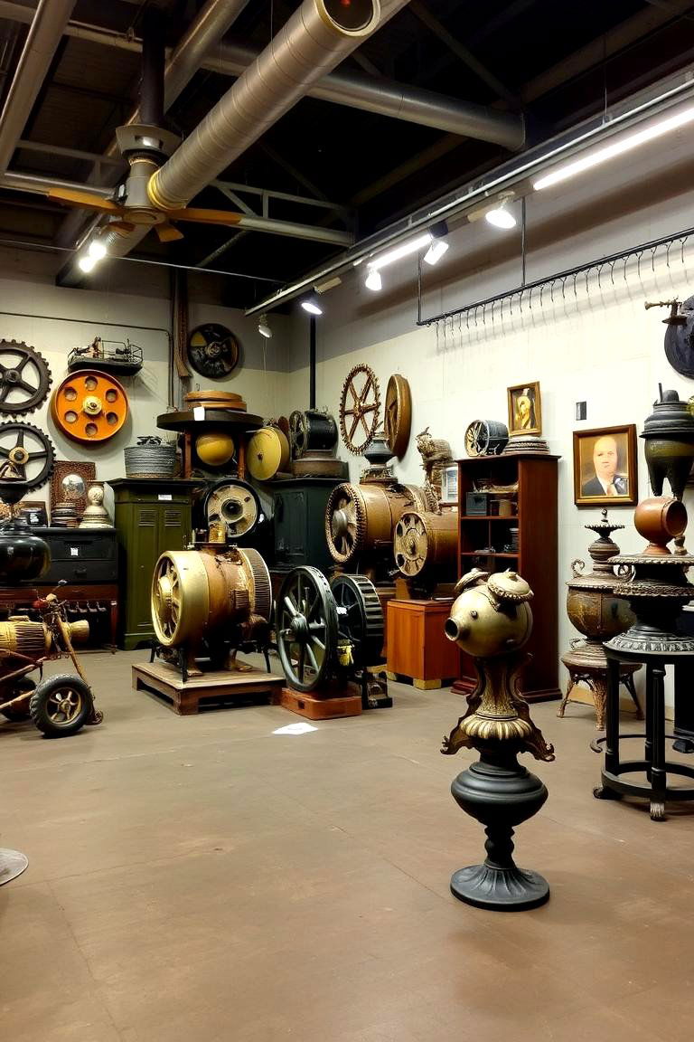 Steampunk Art and Sculpture Gallery - 24 Steampunk Bedroom Ideas