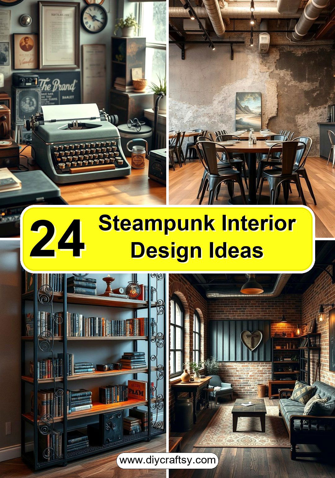 Steampunk Interior Design Ideas