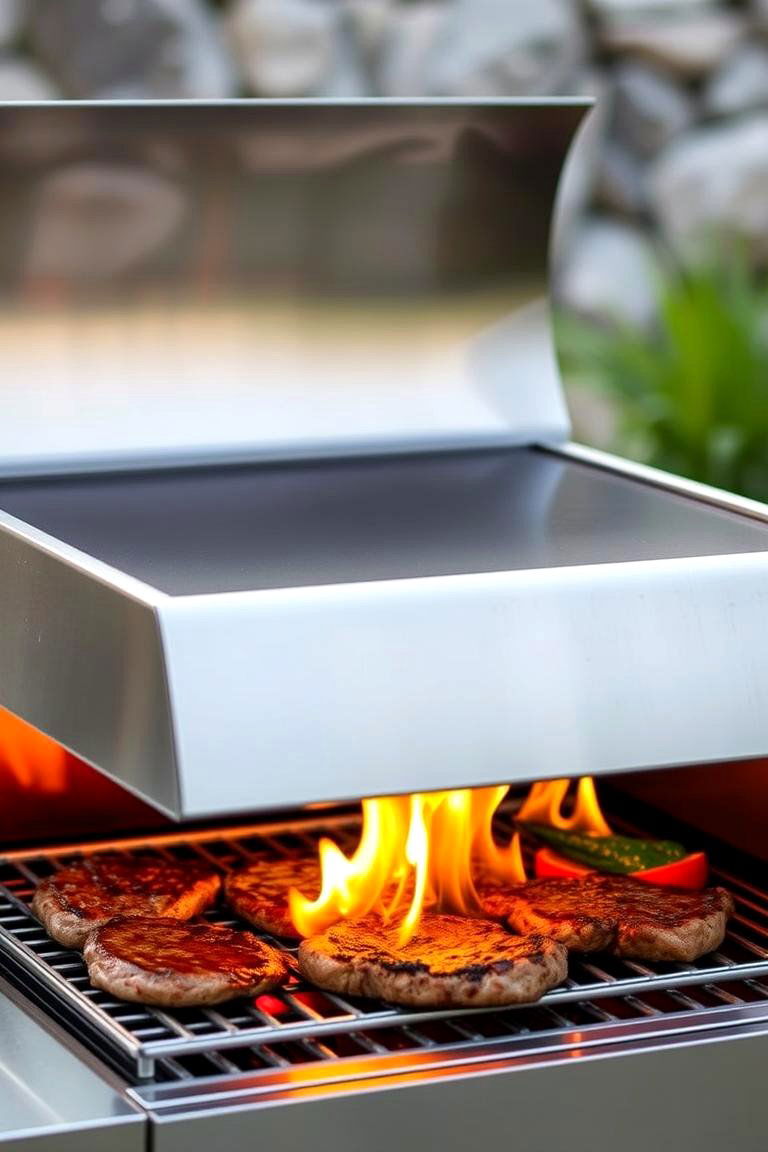 Steel BBQ Pit for Modern Cooking - 24 Bbq Pit Ideas