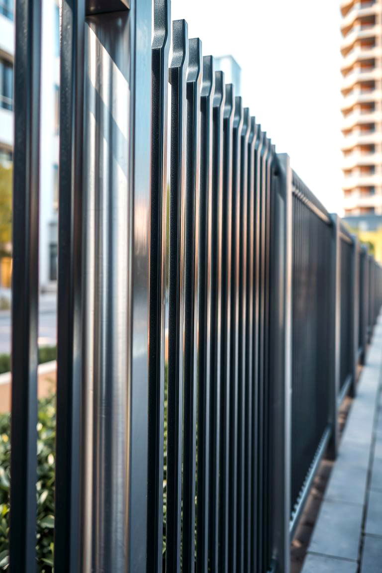 Steel Fence - 24 Types of Fences