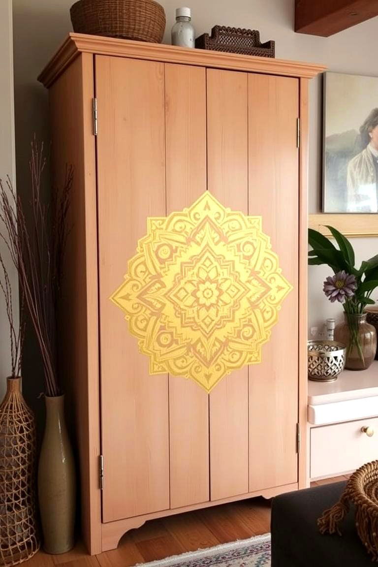 Stenciled Moroccan Patterns - 24 Painted Furniture Ideas