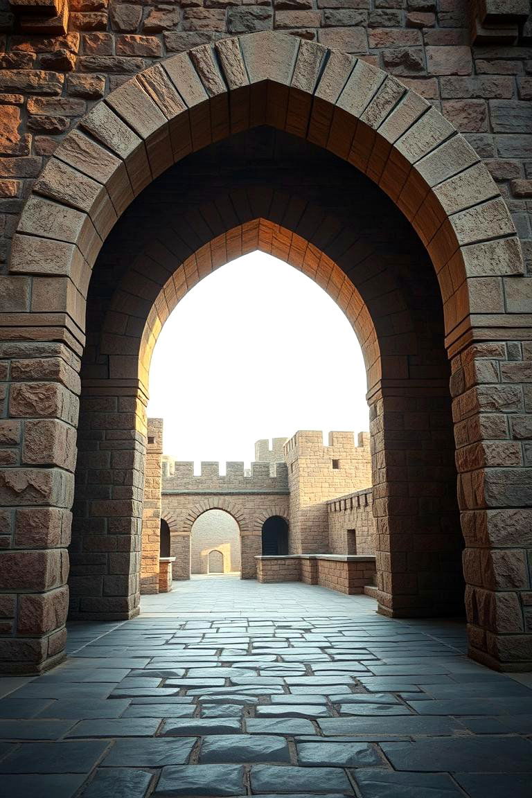 Stone Archways - 24 Medieval Home Decor Ideas