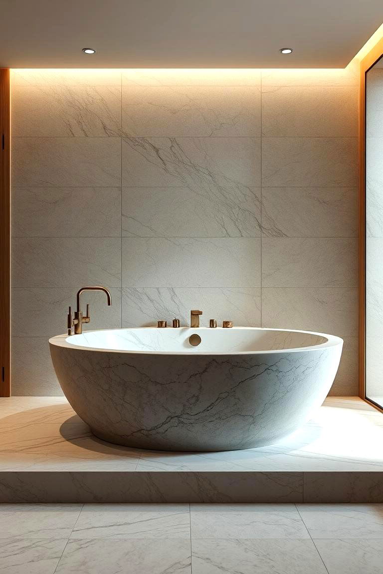 Stone Bathtub - 24 Bathtub Ideas