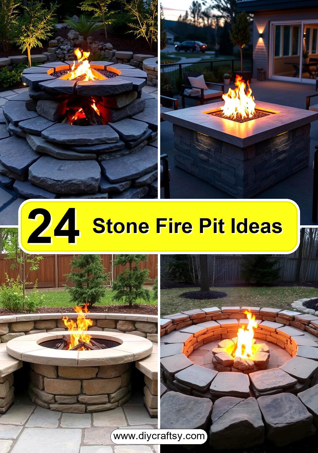 Stone Fire Pit Ideas